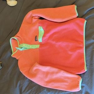 Patagonia Girls Small Snap Pullover Fleece